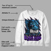 Dark Iris 3s DopeSkill Sweatshirt Black King Graphic