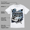 Diffused Blue Sail Grey White 1s DopeSkill T-Shirt ENGINE Tshirt Graphic