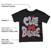 Bred Reimagined 4s DopeSkill Toddler Kids T-shirt Cute and Boujee Graphic