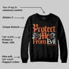 Shattered Backboard 1s DopeSkill Sweatshirt Protect Me From Evil Graphic