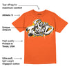 Georgia Peach 3s DopeSkill Orange T-shirt Rare Breed Type Graphic