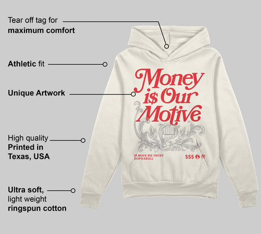 Sail 1s OG DopeSkill Hoodie Sweatshirt Money Is Our Motive Typo Graphic