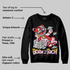 Arctic Pink 5s DopeSkill Sweatshirt Born To Be Rich Graphic