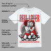 Red Cement 4S DopeSkill T-Shirt Real Lover Graphic