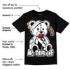 Black and White 14s DopeSkill T-Shirt Hurt Bear Graphic