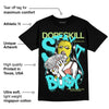 Cyan Burst 9060 DopeSkill T-Shirt Stay It Busy Graphic