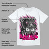 Fierce Pink 1s DopeSkill T-Shirt Black King Graphic