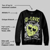 Light Lemon Twist 4s DopeSkill Sweatshirt Crying Heart Graphic