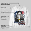 Summit White Navy 4s DopeSkill Sweatshirt NPC Graphic