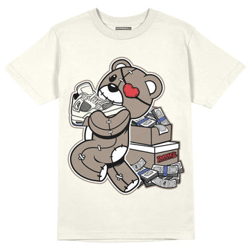 AJ 4 Sail Canvas DopeSkill Sail T-shirt Bear Steals Sneaker Graphic