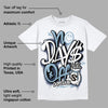 Diffused Blue Sail Grey White 1s DopeSkill T-Shirt No Days Off Graphic