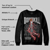 Black Cement 3s DopeSkill Sweatshirt Thunder Dunk Graphic