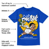 Royal Blue Collection DopeSkill Royal Blue T-shirt No Fake Love Graphic