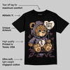 Violet Ore 3s DopeSkill T-Shirt Broken Bear Graphic