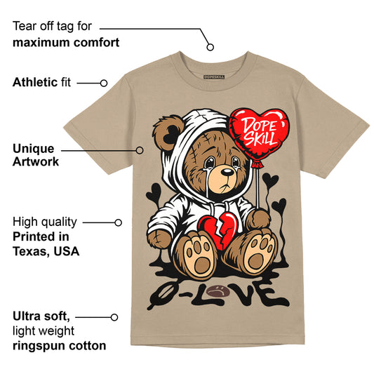 Latte 1s DopeSkill Medium Brown T-shirt Broken Bear Graphic