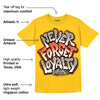 Yellow Collection DopeSkill Gold T-shirt Never Forget Loyalty Graphic