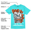 Dunk Dolphins DopeSkill Tahiti Blue T-shirt Paid In Full Graphic