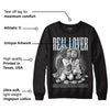 Dunk Low Pure Platinum DopeSkill Sweatshirt Real Lover Graphic