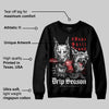 Black/White 'New Drip Season' DopeSkill Graphic Sweatshirt