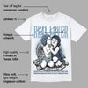 Diffused Blue Sail Grey White 1s DopeSkill T-Shirt Real Lover Graphic