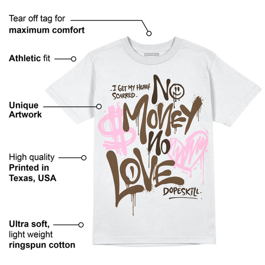 Neapolitan 11s DopeSkill T-Shirt No Money No Love Typo Graphic