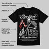 Black Cement 3s DopeSkill T-Shirt Broken Bones Graphic