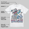 Cobalt Bliss 3s DopeSkill T-Shirt Born To Be Rich Graphic