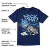 Midnight Navy 3s DopeSkill Navy T-shirt Break Through Graphic