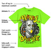 Neon Green Collection DopeSkill Neon Green T-shirt Money Don't Lie Graphic