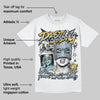 Blue Grey 13s DopeSkill T-Shirt Pretty Girl Swag Graphic