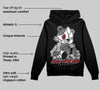 Black Cement 3s DopeSkill Hoodie Sweatshirt MOMM Bear Graphic