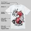 Bred 11s DopeSkill T-Shirt Smile Through The Pain Graphic