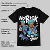 Aqua 8s DopeSkill T-Shirt No Risk No Story Graphic