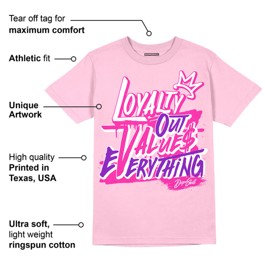 Pink Collection DopeSkill Pink T-shirt LOVE Graphic