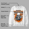 Orange Black White DopeSkill Sweatshirt Trapped Halloween Graphic