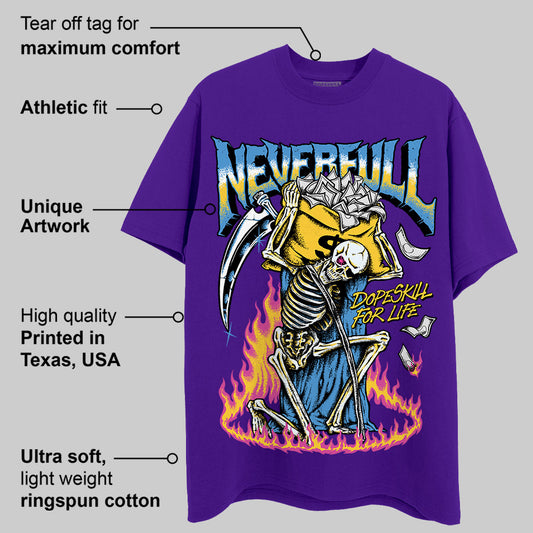 PURPLE Collection DopeSkill Purple T-shirt NeverFull Graphic