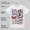 Samba OG Maroon Gold Metallic DopeSkill T-Shirt Real Ones Move In Silence Graphic