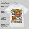 Orange Black White DopeSkill T-Shirt Pretty Girl Swag Graphic