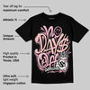 Stars Court White/Pink DopeSkill T-Shirt No Days Off Graphic