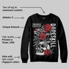 Bred Velvet 11s DopeSkill Sweatshirt Side Hustle Graphic