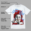 White Infrared 7s DopeSkill T-Shirt Hold My Own Graphic