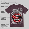 Violet Ore 3s DopeSkill Maroon T-shirt Lick My Kicks Graphic