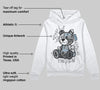 Wolf Grey 5s DopeSkill Hoodie Sweatshirt Smile Through The Pain Graphic