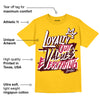 Yellow Collection DopeSkill Gold T-shirt LOVE Graphic