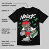 Black and White Collection DopeSkill T-Shirt No Luck, All Hustle Graphic