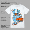 Dunk Low Futura University Blue DopeSkill T-Shirt Sneakerhead BEAR Graphic