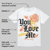 Orange Black White DopeSkill T-Shirt You’re Lost Without Me Graphic