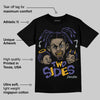 Lakers 4s DopeSkill T-Shirt Two Sides Graphic