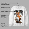 Orange Black White DopeSkill Sweatshirt Stay High Graphic