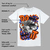 Dunk Low Futura Orange Blaze DopeSkill T-Shirt Don't Quit Graphic